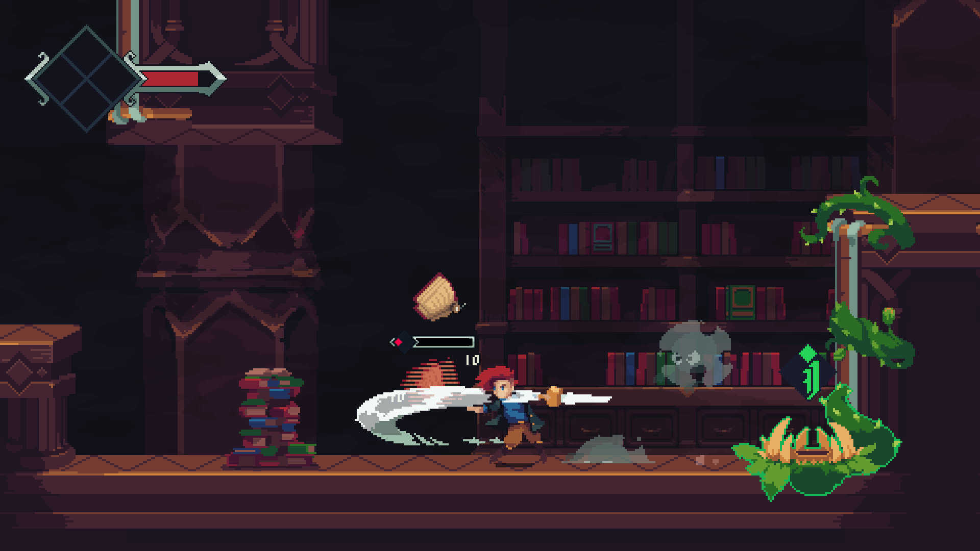 Mysterious athenaeum library in Insignia