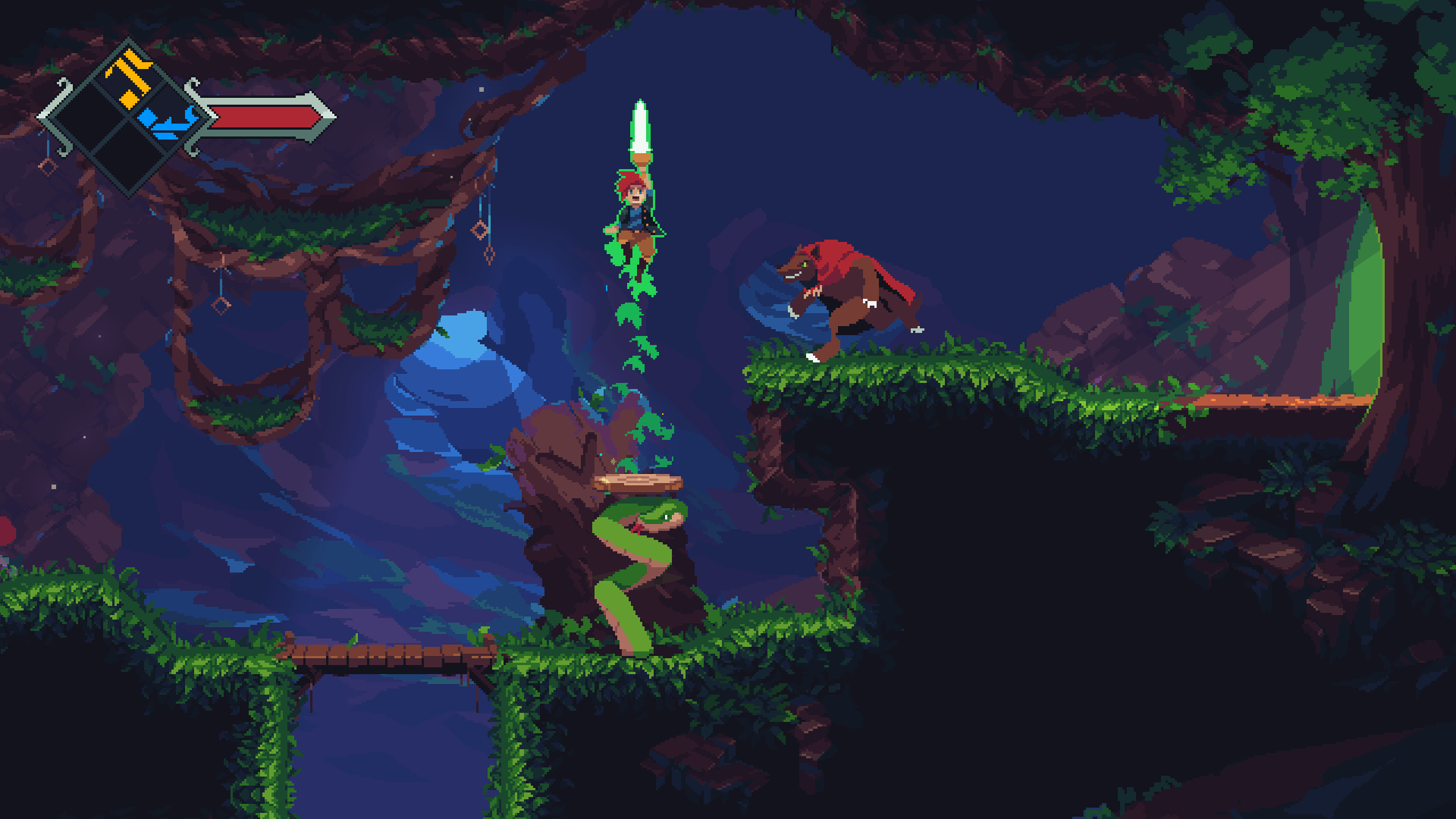 Dark dungeon exploration in Insignia