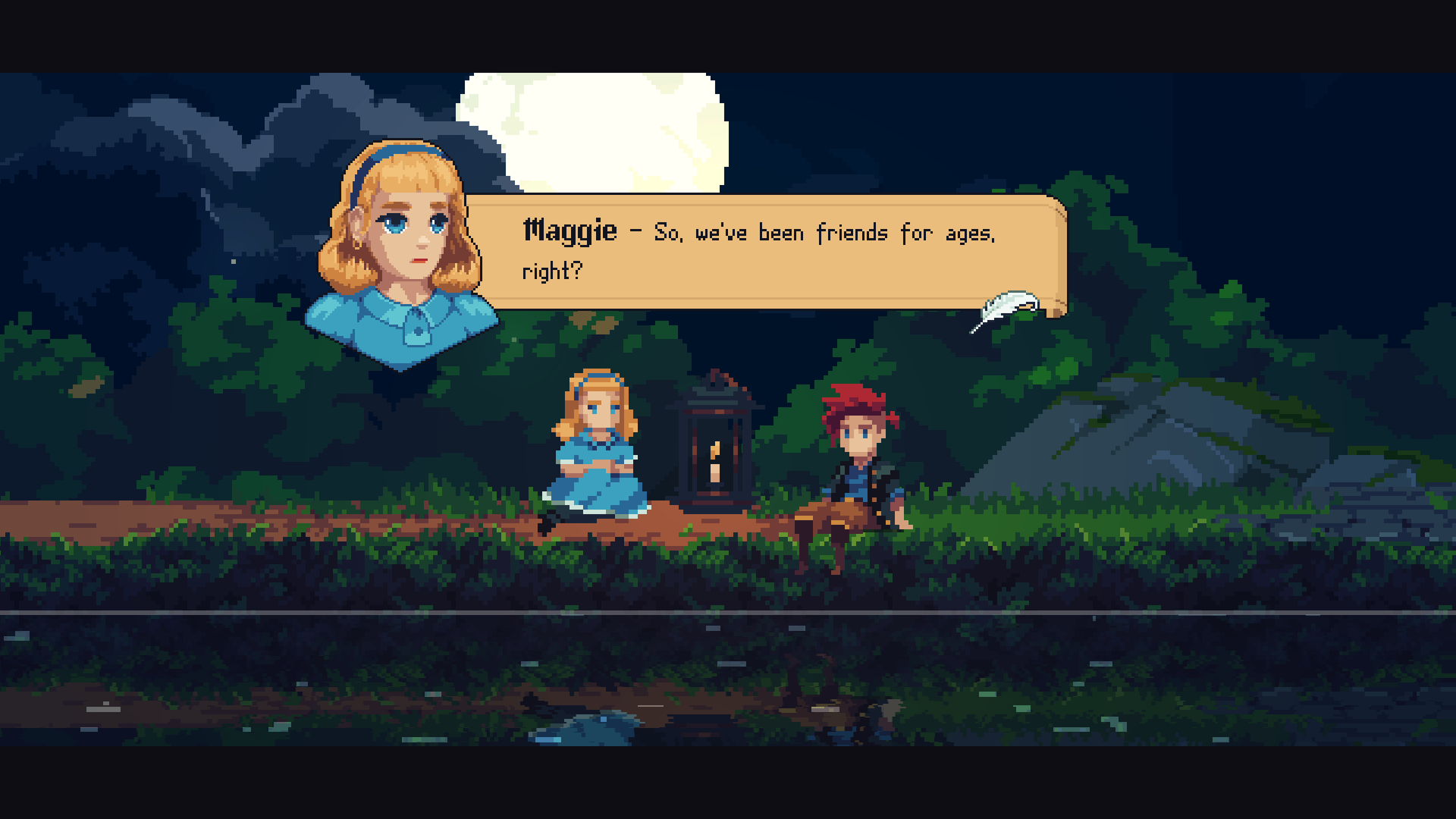 Peaceful lakeside village in Insignia