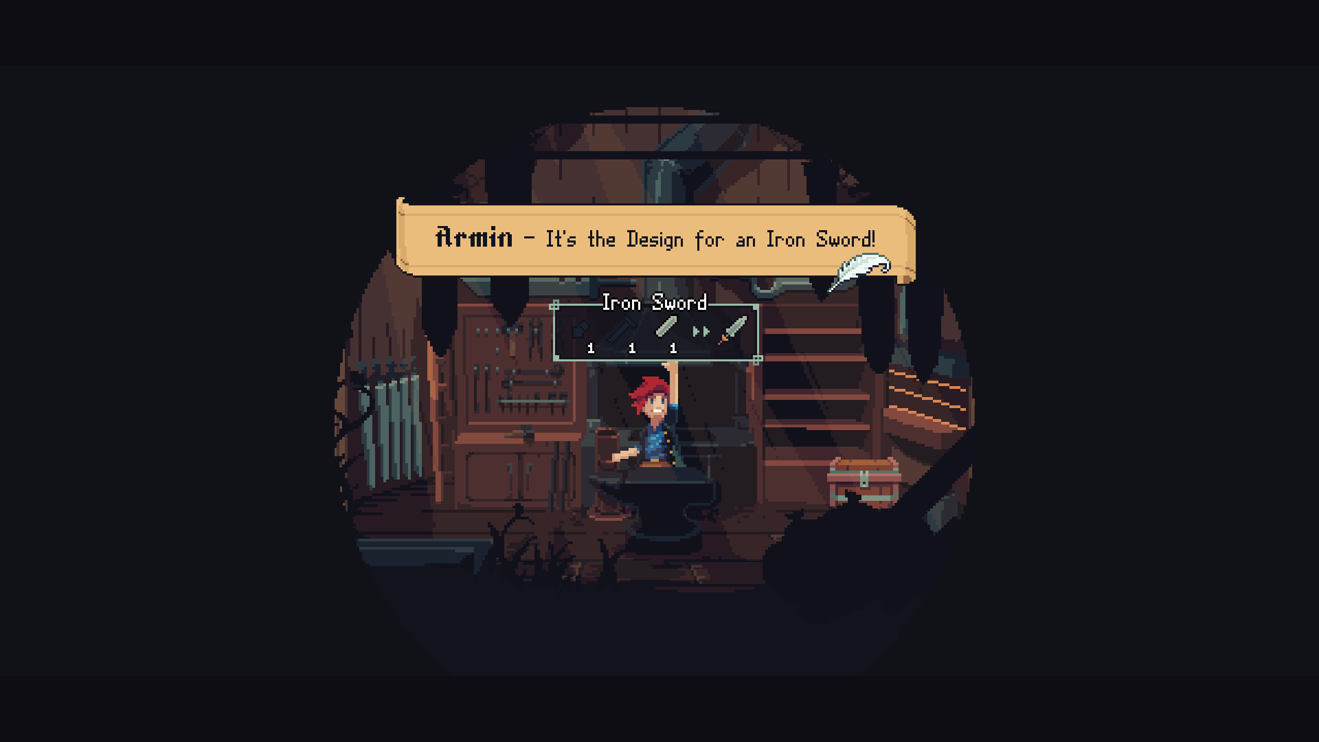 Blacksmith workshop in Insignia